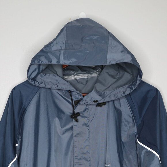 Viking Chinook 2 Mens Rain Jacket Windbreaker Coat Outdoor Blue Gorpcore - Picture 10 of 15